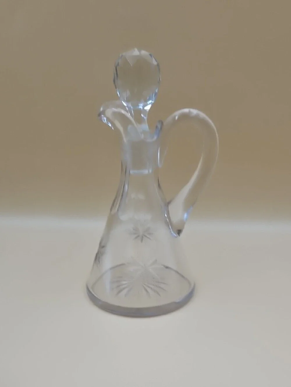 Set of 5 Clear Glass Bottles with Stoppers